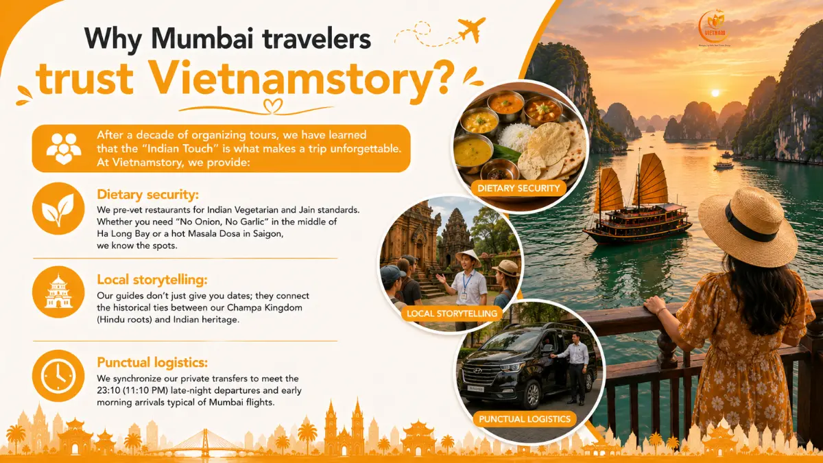 Best Vietnam Itineraries From Mumbai (5–10 Days) 5 why mumbai travellers trust vietnamstory