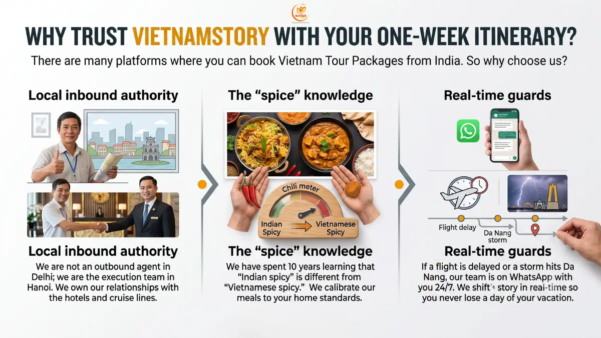 Vietnam 7 Day Itinerary: A Balanced Plan For Indian Families And Couples 4 why trust vietnamstory with vietnam 7 day itinerary