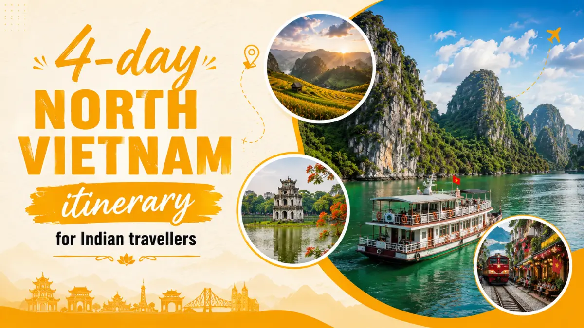 4 day north vietnam itinerary for indian travellers