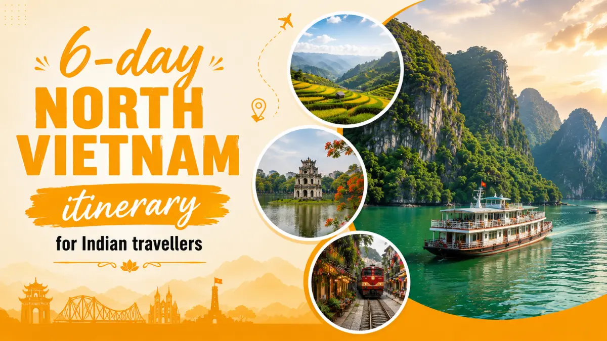 6 day north vietnam itinerary for indian travellers