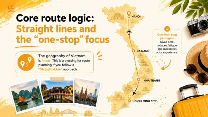 Flight route planning from India to Vietnam