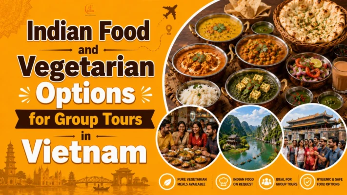 indian food and vegetarian options for group tours in vietnam