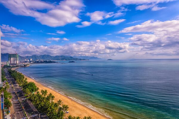 Vietnam coastline, illustrating the long north-to-south geography behind a ten-day three-region itinerary
