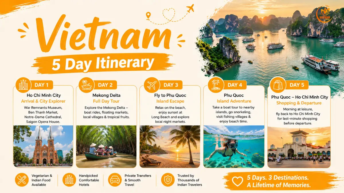 Vietnam 5 Day Itinerary: What To Include And What To Skip 1 vietnam 5 day itinerary for indian travellers