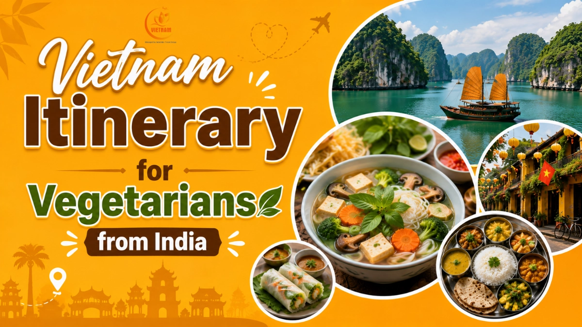 vietnam itineray for vegetarians from india