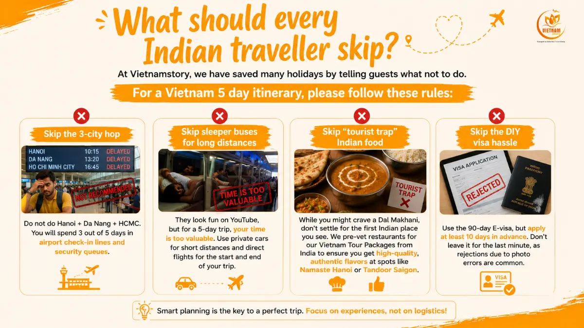 Vietnam 5 Day Itinerary: What To Include And What To Skip 4 what indian travellers should skip