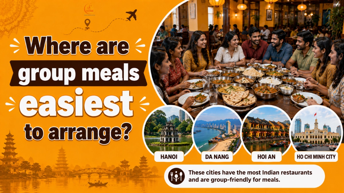 where are group meals easiest to arrange