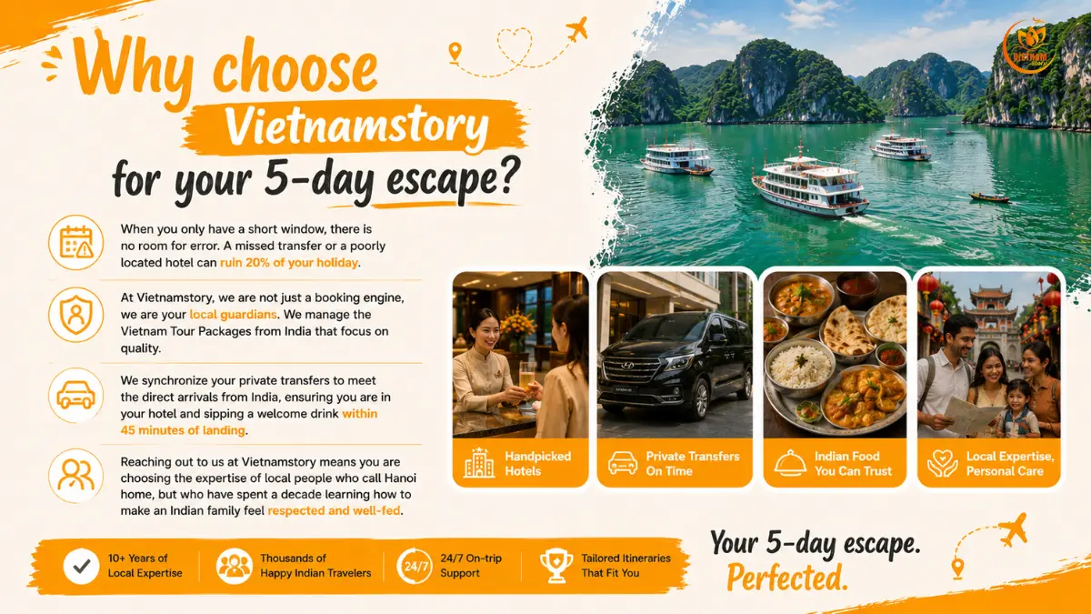 Vietnam 5 Day Itinerary: What To Include And What To Skip 5 why choose vietnamstory for your 5 day escape