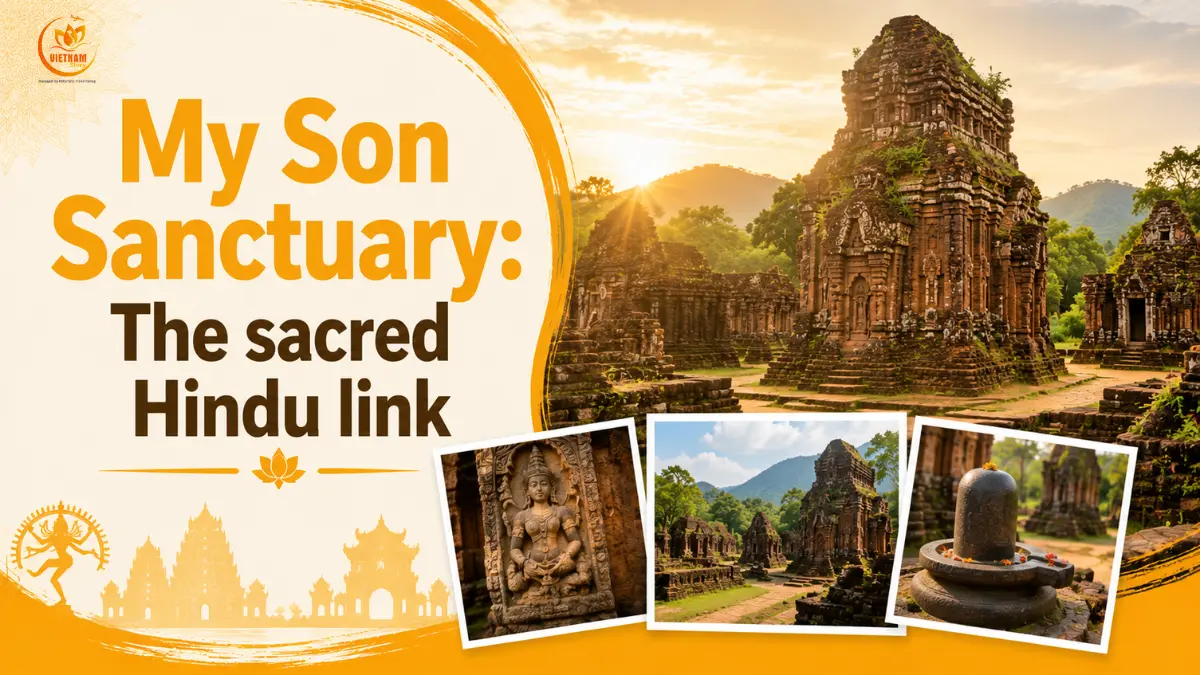 Vietnam Culture Itinerary: Best Vietnam route for culture and heritage travellers 4 why indian travellers love visit my son sanctuary