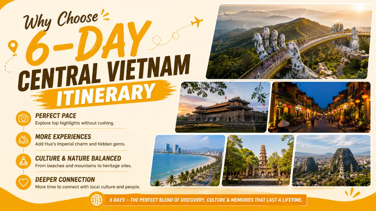 why indian travellers should choose 6 day central vietnam itinerary