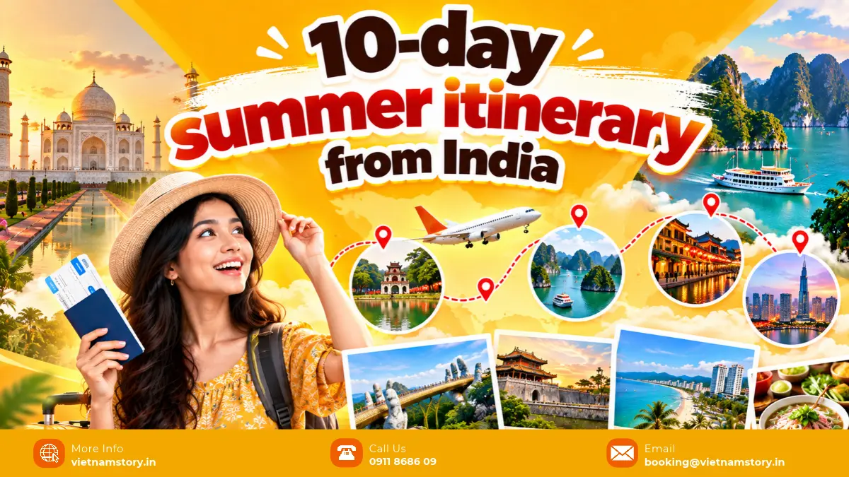 10 day summer itinerary from india