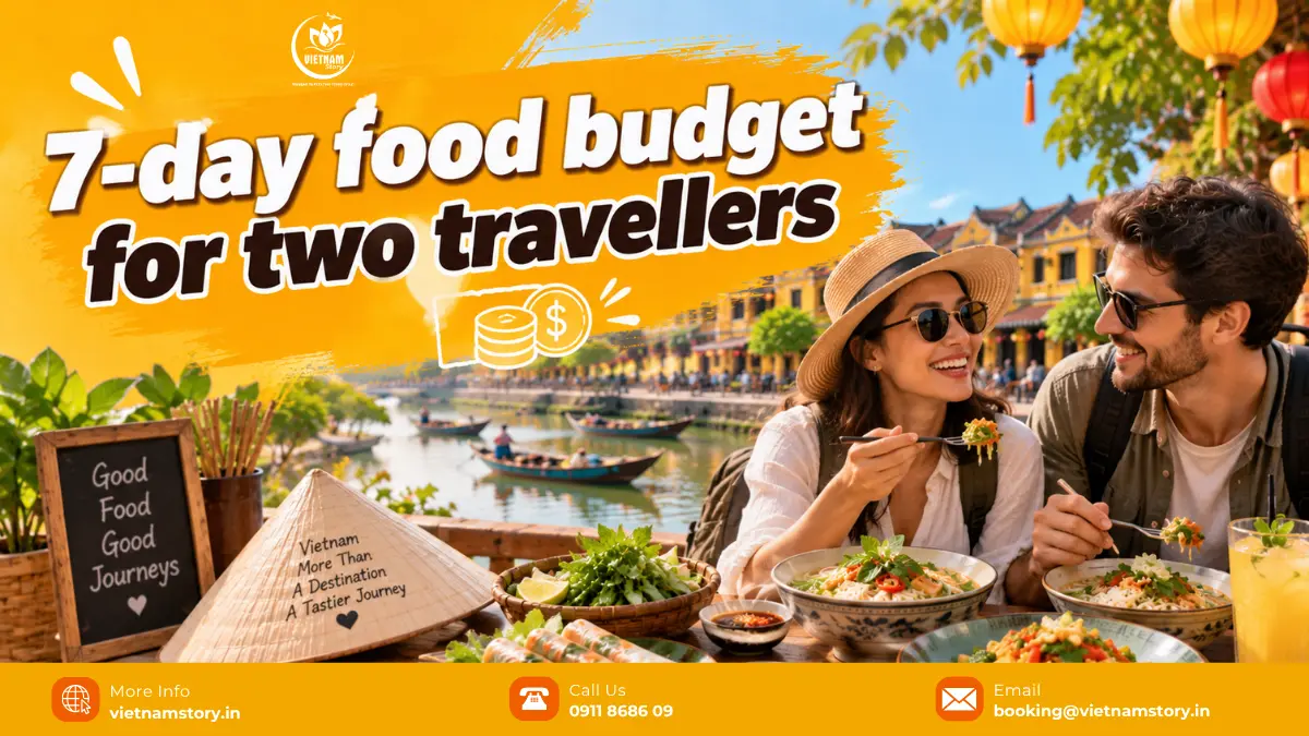 7 day food budget for 2 travellers