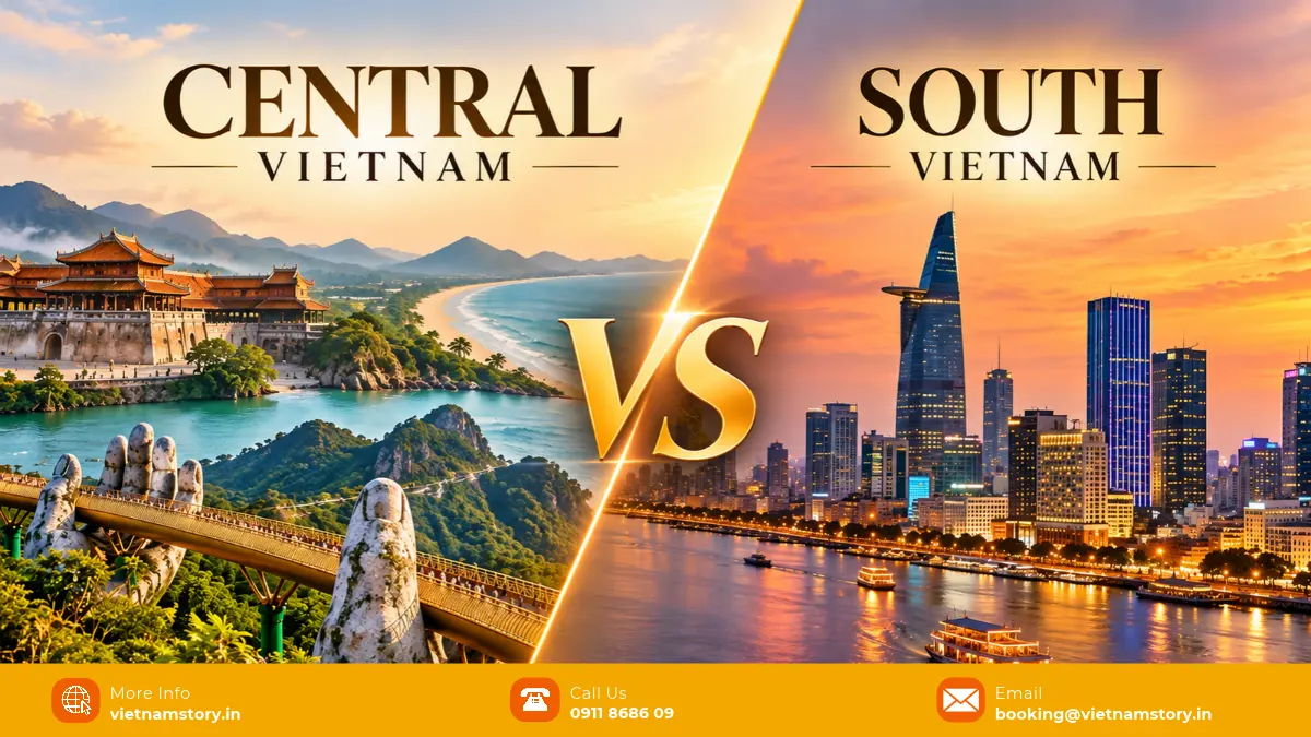 central vietnam and south vietnam